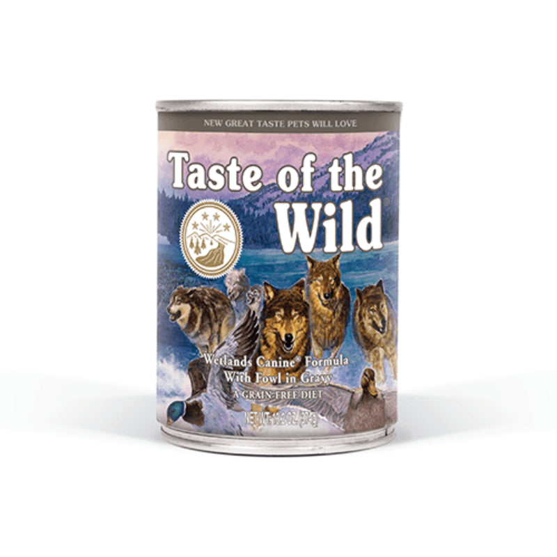 Taste Of The Wild 390 grs Lata Wetlands Con Aves En Salsa